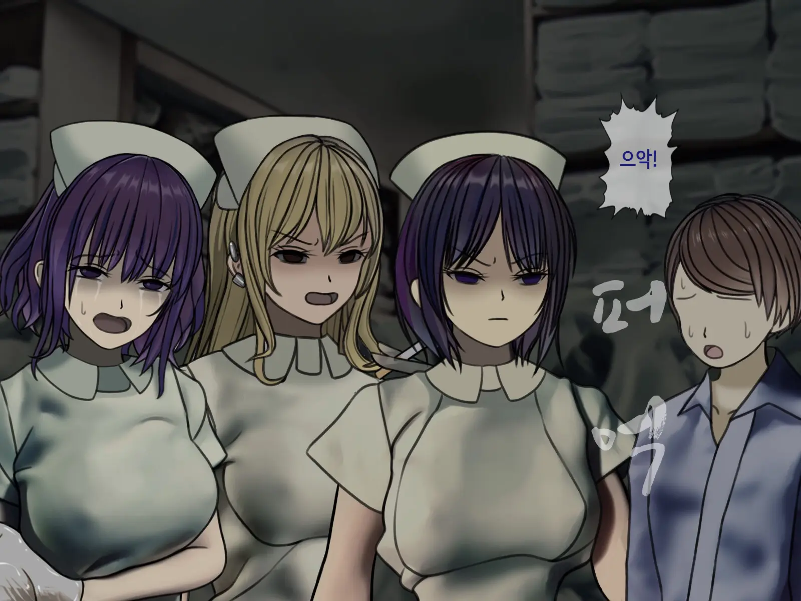 Sakusei Byoutou (5) ~Seikaku Saiaku No Nurse Shika Inai Byouin De Shasei Kanri Seikatsu~ | 착정병원5~ 성격 나쁜 간호사들밖에 없는 병원에서 사정관리생활~